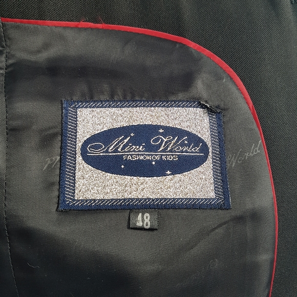 3 piece black suit -small/48 - worn once - Picture 5 of 7